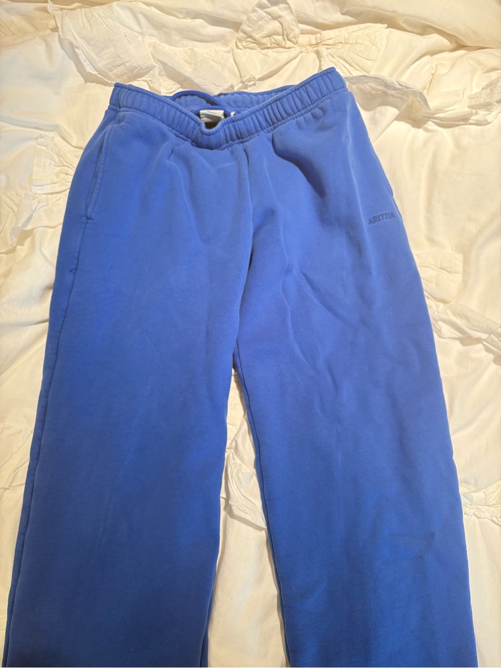 Aritzia Women’s Jazz Blue Sweatpants - Cozy Relaxed Fit